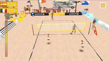 Capture d'écran de Volleyball: Spike Master 10
