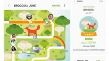 Capture d'écran de Samsung Health 2
