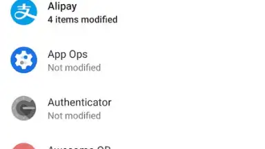 Capture d'écran de App Ops 2