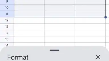 Capture d'écran de Google Sheets 2