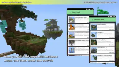 Capture d'écran de bedwars map for minecraft pe 3