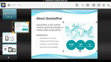 Capture d'écran de Quickoffice - Google Apps 1