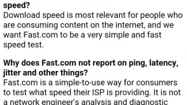 Capture d'écran de FAST Speed Test 3