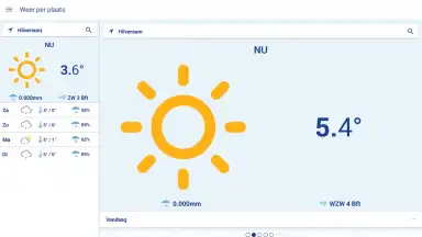 Capture d'écran de Buienradar 16