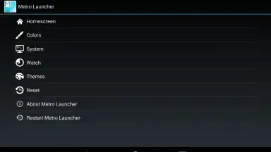 Capture d'écran de Metro UI Launcher 8.1 1