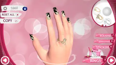 Capture d'écran de Cute Nail Art Designs Game 3D 5