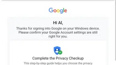 Capture d'écran de BlueMail 3