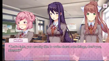 Capture d'écran de Doki Doki Literature Club! 6