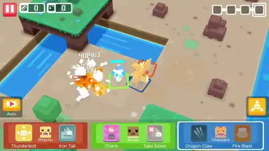 Capture d'écran de Pokemon Quest 4