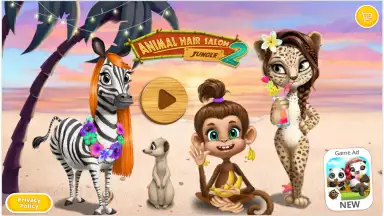 Capture d'écran de Jungle Animal Hair Salon 2 1