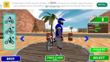Capture d'écran de Bike Stunt Ramp Race 3D 9