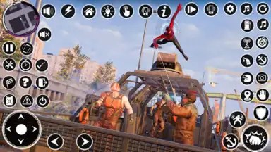 Capture d'écran de Black Spider Super hero Games 1