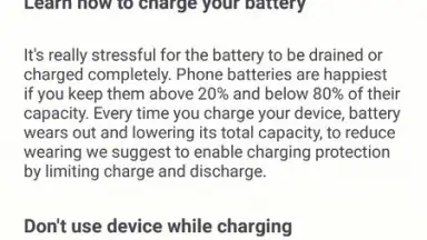 Capture d'écran de Battery Guru 5
