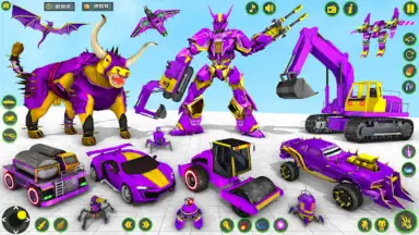 Capture d'écran de Bull Robot Car Game: Robot Game 1
