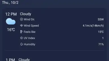 Capture d'écran de Live Weather 10