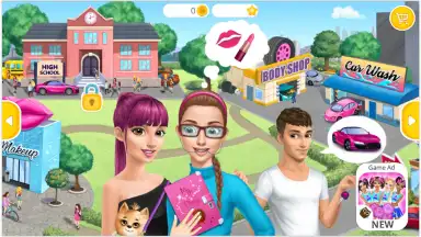 Capture d'écran de Hannah's High School Crush 12