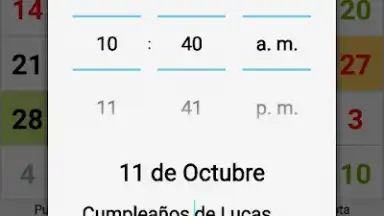 Capture d'écran de Calendario Laboral Argentina 5