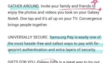 Capture d'écran de Samsung Write on PDF 1