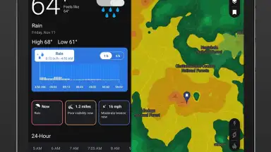 Capture d'écran de NOAA Weather Radar 13
