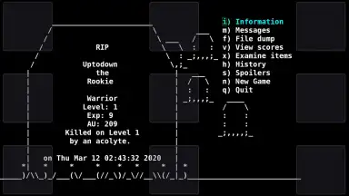 Capture d'écran de Angband 2
