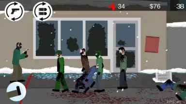 Capture d'écran de Flat Zombies: Cleanup and Defense 2