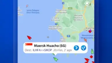 Capture d'écran de MarineTraffic 20