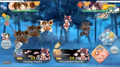 Capture d'écran de Touhou LostWord 4