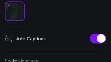 Capture d'écran de Captions Lite 7