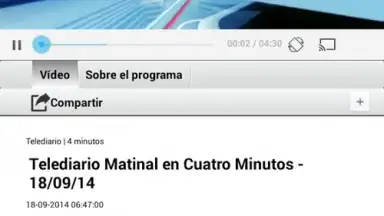 Capture d'écran de RTVE Play 17