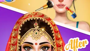 Capture d'écran de Indian Wedding Dress up games 15