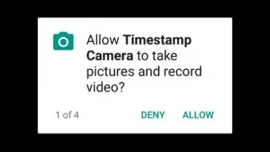 Capture d'écran de Timestamp Camera 9