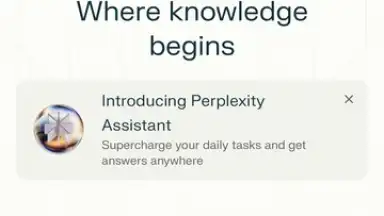 Capture d'écran de Perplexity 1