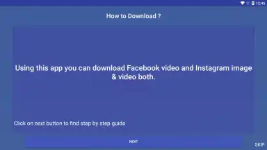 Capture d'écran de Video Downloader for Facebook & Instagram 1