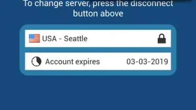 Capture d'écran de Astrill VPN 3