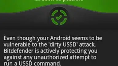 Capture d'écran de Bitdefender USSD Wipe Stopper 1