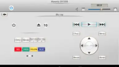 Capture d'écran de Marantz Remote App 3