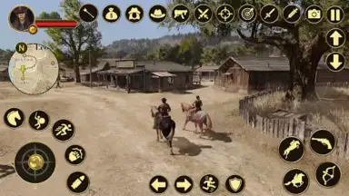 Capture d'écran de West Cowboy Games Horse Riding 3