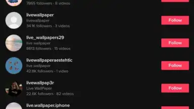 Capture d'écran de TickTock-TikTok Live Wallpaper 5