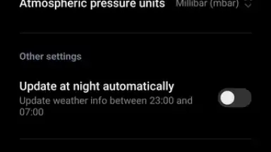 Capture d'écran de Weather - By Xiaomi 10