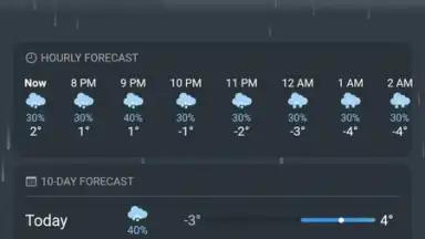 Capture d'écran de Real Weather 11