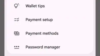 Capture d'écran de Google Wallet 6