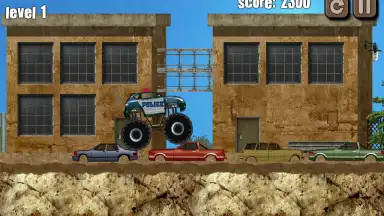 Capture d'écran de Police Monster Truck 3