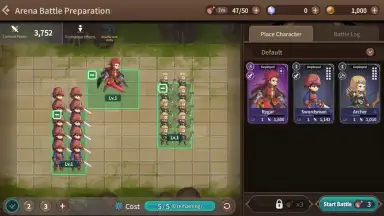 Capture d'écran de BattleLeague Heroes 4