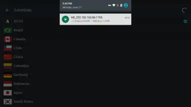Capture d'écran de Solo VPN 3
