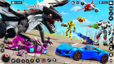 Capture d'écran de Dragon Robot Car Transform 7