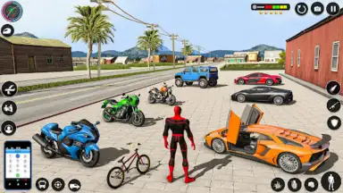 Capture d'écran de Spider Rope Hero - Crime Game 6
