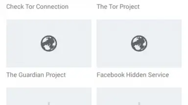 Capture d'écran de Orfox: Tor Browser 6