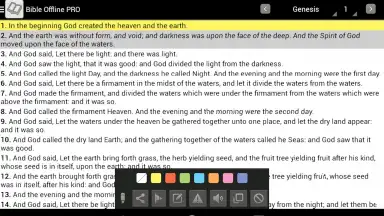 Capture d'écran de Bible Offline KJV with Audio 11