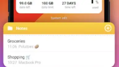 Capture d'écran de iOS Widgets 5
