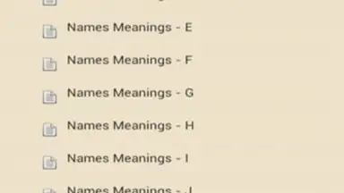 Capture d'écran de Bible Names with Meanings 9